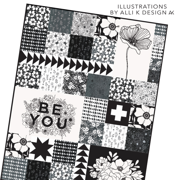 CT GTK AlliK Illustrations Project Sheet Quilt